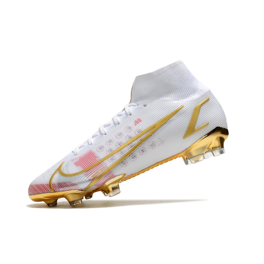 White and gold mercurials store