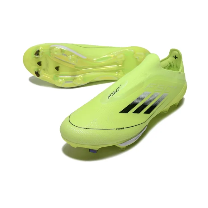 adidas F50+ Elite Laceless FG - Solar Yellow/Core Black