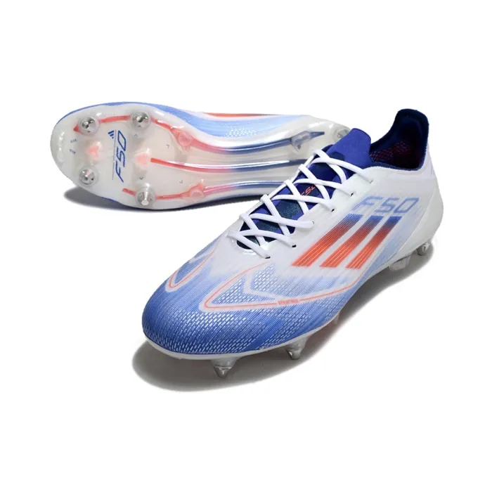 adidas F50 Elite SG Advancement - Footwear White/Solar Red/Lucid Blue