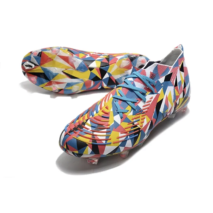 Adidas Predator Edge.1 FG Geometric - Bright BlueTeam Yellow Solar Red Limited Edition