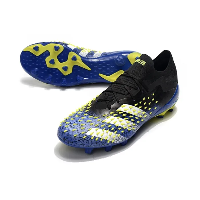 Adidas Predator Freak.1 Low AG Blue Core Black White Solar Yellow