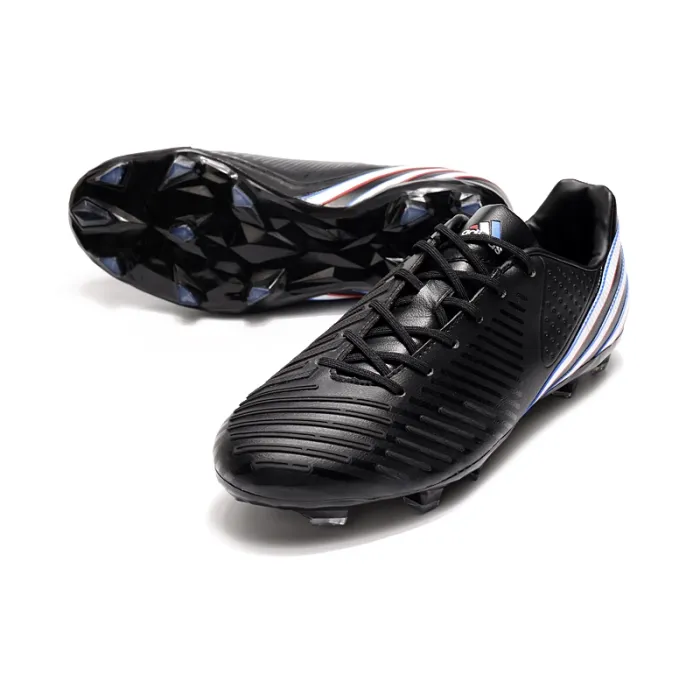 adidas Predator LZ .1 FG 2022 Soccer Cleats Black Blue White