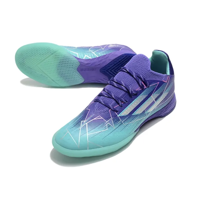 Adidas X Speedflow.1 IN Purple RushSilver Metallic Mint Rush