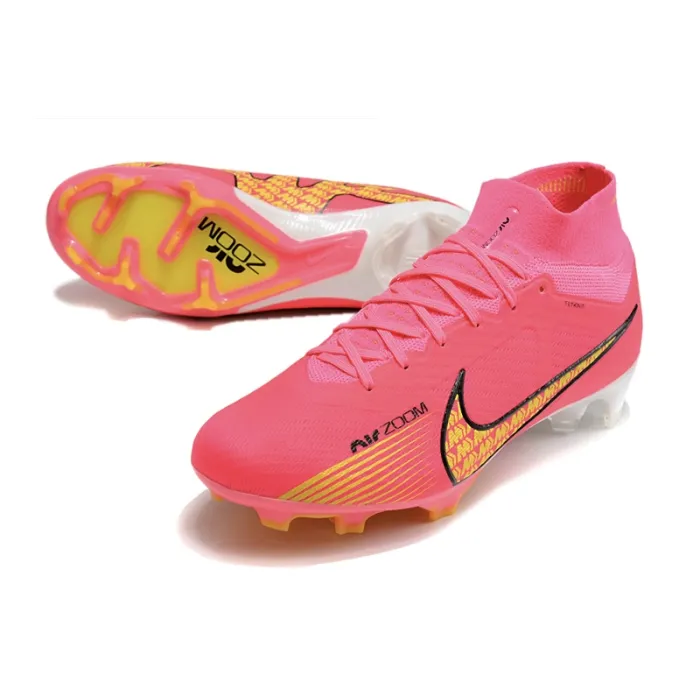 Nike Air Zoom Mercurial Superfly 9 Elite FG - Pink_White_Black_Volt