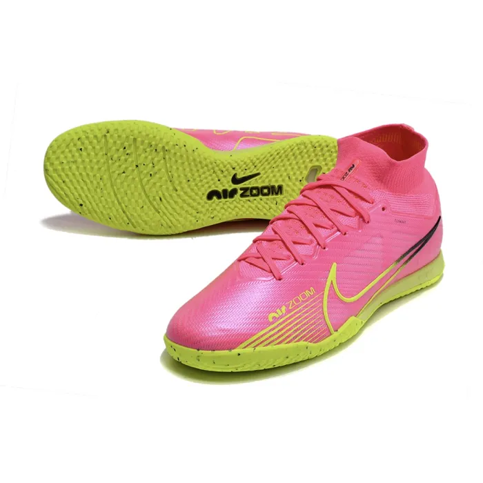 Nike Air Zoom Mercurial Superfly IX Elite IC Pink Blast Volt Gridiron