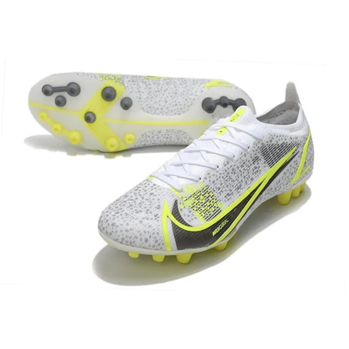 Nike Mercurial Vapor 14 Elite AG-PRO White Black Metallic Silver Volt