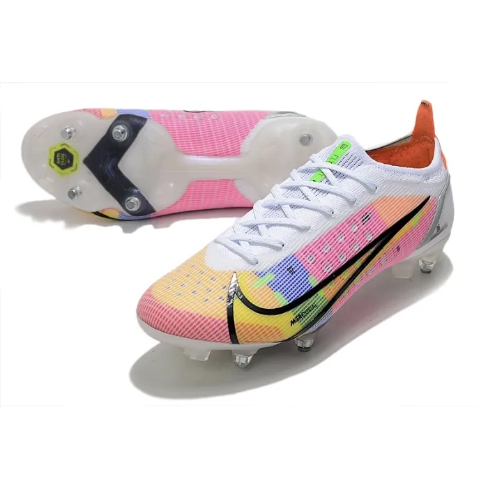 Nike Mercurial Vapor 14 Elite SG-PRO Dragonfly White Metallic Silver Dark Raisin