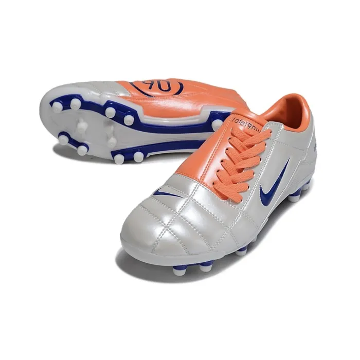 Nike T90 Air Zoom III FG Silver Blue Orange