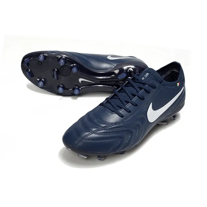 Nike Tiempo Legend X Elite LUXE FG Made in Italy - Navy_Silver