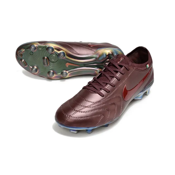 Nike Tiempo Legend X Elite LUXE FG Port Wine Bright Crimson