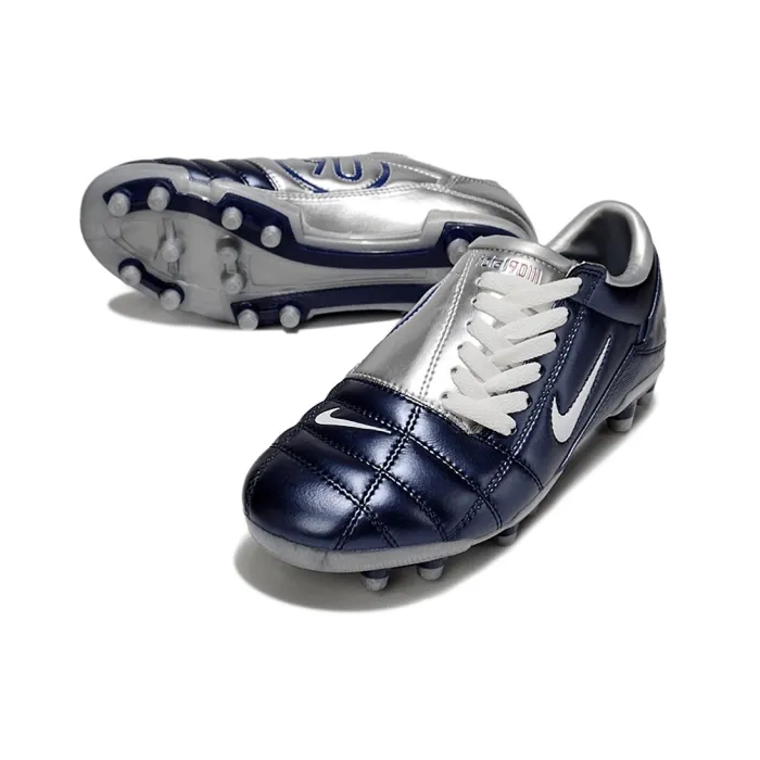 Nike Total 90 3 FG Metallic Silver Blue
