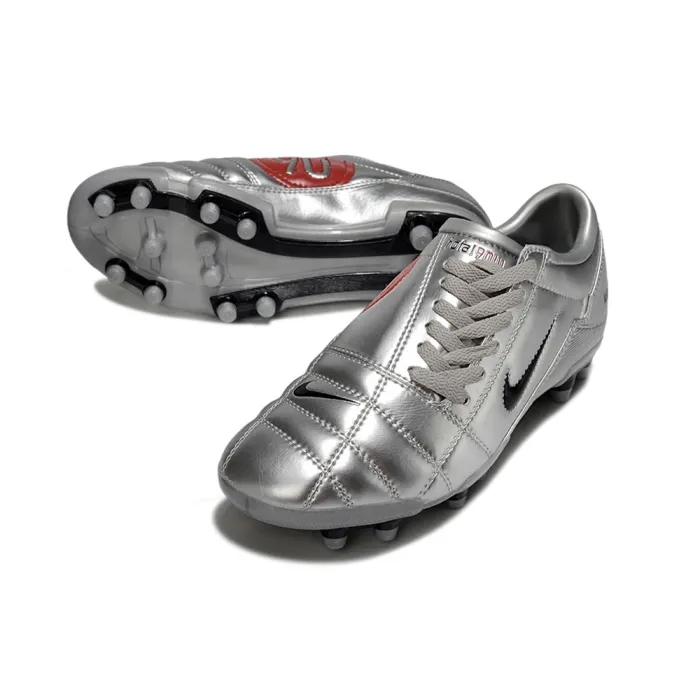Nike Total 90 3 FG Metallic Silver Red Black