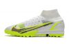 Nike Mercurial Superfly 8 Elite TF Silver Safari - White_Black_Metallic Silver_Volt
