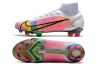 Nike Mercurial Superfly Dragonfly 8 Elite FG White Metallic Silver Dark Raisin