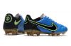 Nike Tiempo Legend 9 Elite FG Photo Blue Neon Yellow Black