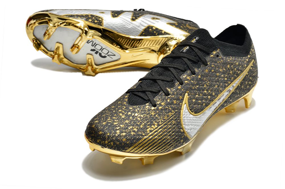 nike vapor black and gold