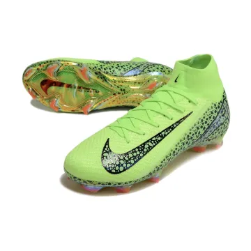 Nike Air Zoom Mercurial Superfly X Elite FG Safari - Green/Black