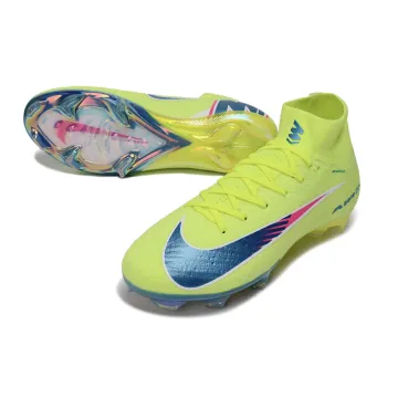 Nike Air Zoom Mercurial Superfly 10 Elite FG Yellow Blue