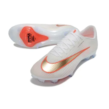 Nike AIR Zoom Mercurial Vapor 17 Elite FG White Metallic Gold Black Total Orange