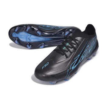 adidas F50 Hyperfast Elite FG Black Black Lucid Ray Blue