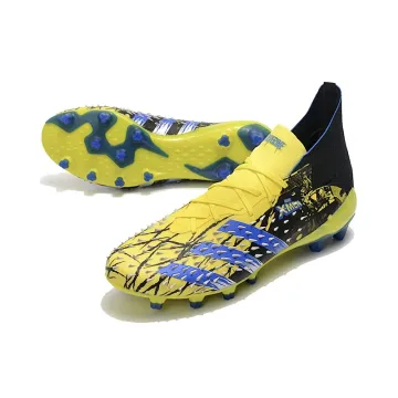Adidas Predator Freak.1 AG Bright Yellow Silver Metallic Core Black