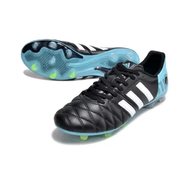 Adidas Adipure 11Pro FG Soccer Cleats - Black Running White Solar Blue