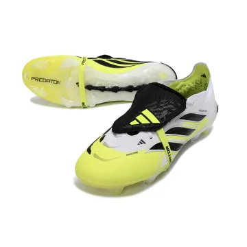 adidas Predator Elite Fold-over Tongue FG White Solar Yellow Black