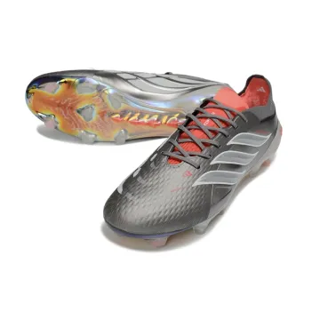 Adidas Predator Elite FG Finishers Steel - Iron Metal Footwear White Lucid Red