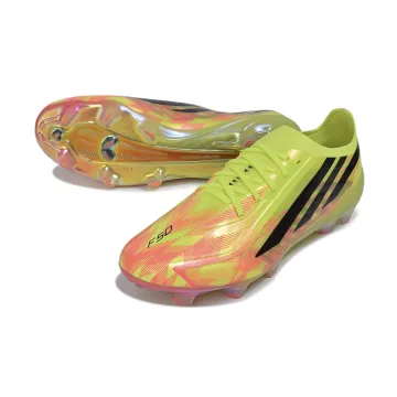 adidas F50 Hyperfast Elite FG Solar Yellow Core Black Solar Turquoise