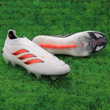 adidas Predator Elite Laceless FG White Solar Turbo Core Black