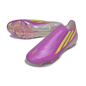 adidas F50 Hyperfast Elite Laceless FG Solar Purple Volt