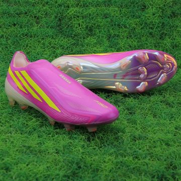 adidas F50 Hyperfast Elite Laceless FG Solar Purple Volt