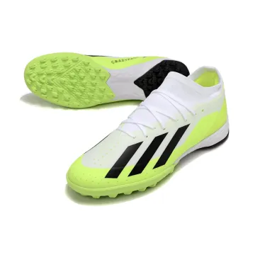 adidas X Crazyfast .3 TF Crazyrush - Footwear White Core Black Lucid Lemon
