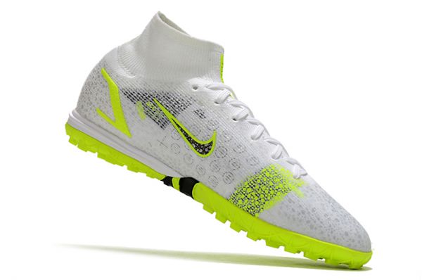 Nike Mercurial Superfly 8 Elite TF Silver Safari - White_Black_Metallic Silver_Volt