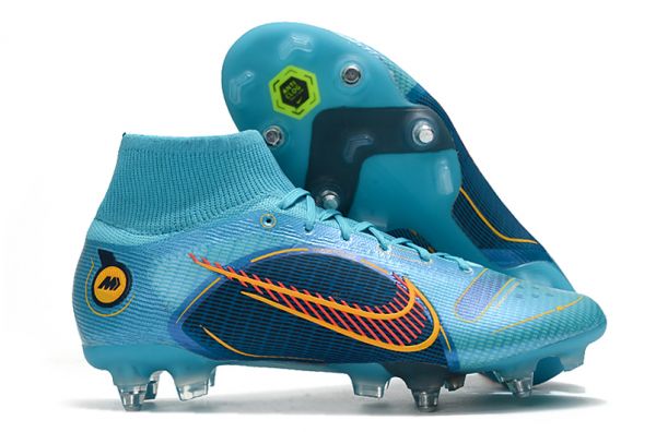 Nike Mercurial Superfly VIII Elite SG-Pro - Chlorine Blue Laser Orange Marina