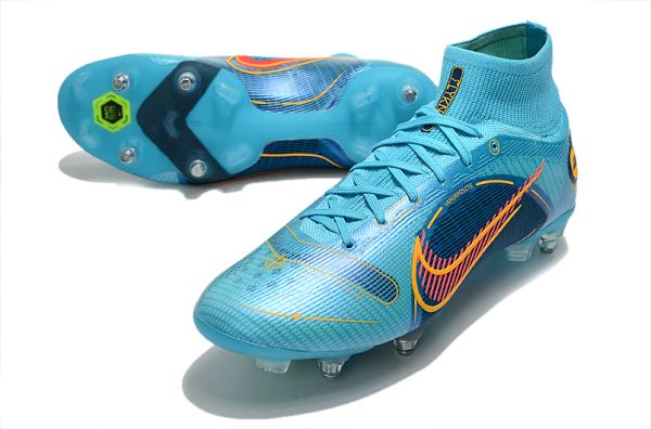 Nike Mercurial Superfly VIII Elite SG-Pro - Chlorine Blue Laser Orange Marina