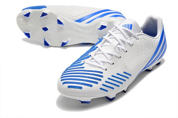 adidas Predator LZ .1 FG 2022 Soccer Cleats White Blue