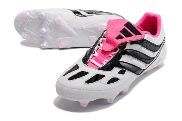 Adidas Predator Precision FG Cloud White Core Black Team Shock Pink