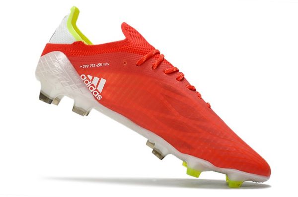 red and white adidas soccer cleats