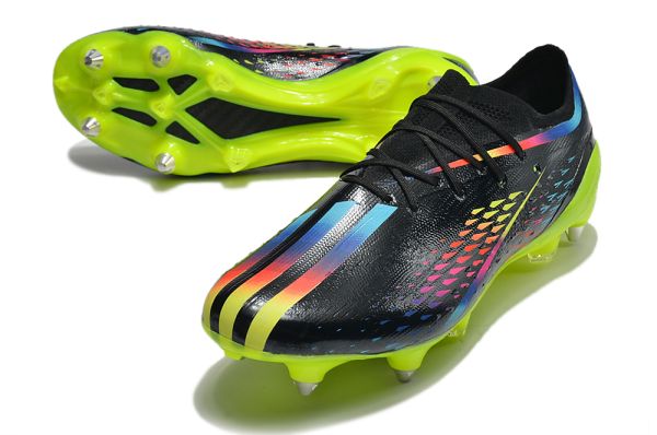 adidas X Speedportal.1 SG-Pro Al Rihla - Core Black_Bright Cyan_Solar Yellow