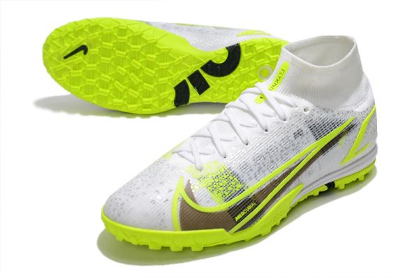 Nike Mercurial Superfly 8 Elite TF Silver Safari - White_Black_Metallic Silver_Volt