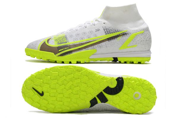 Nike Mercurial Superfly 8 Elite TF Silver Safari - White_Black_Metallic Silver_Volt