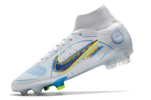 New Nike Mercurial Superfly 8 Elite FG The Progress - Football Grey_Blackened Blue