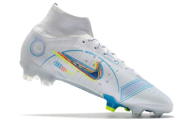 New Nike Mercurial Superfly 8 Elite FG The Progress - Football Grey_Blackened Blue