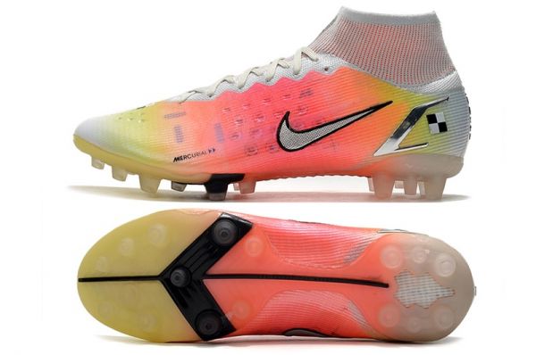 Nike Dream Speed Mercurial Superfly VIII Elite AG White Metallic Silver Pure Platinum