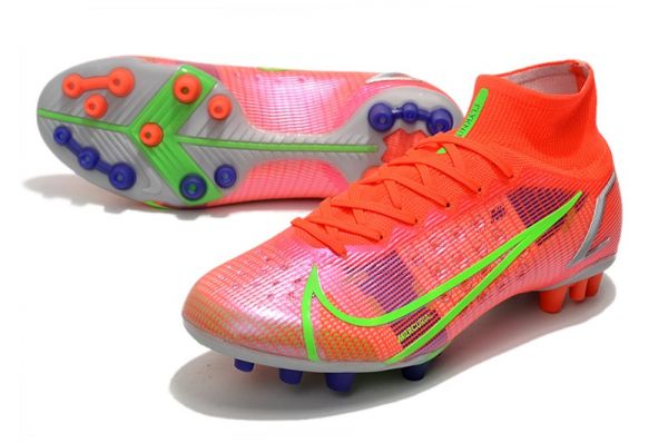 Nike Mercurial Superfly 8 Elite AG-PRO Bright Crimson Metallic Silver