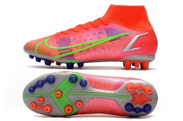 Nike Mercurial Superfly 8 Elite AG-PRO Bright Crimson Metallic Silver