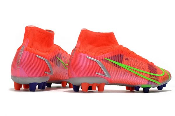 Nike Mercurial Superfly 8 Elite AG-PRO Bright Crimson Metallic Silver