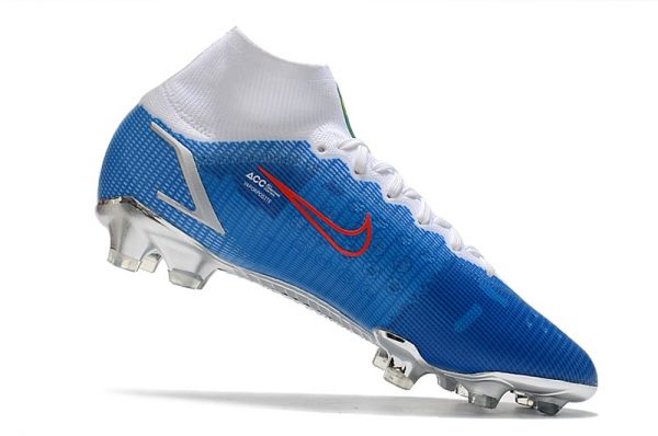 Nike Mercurial Superfly 8 Elite FG Elite Blue Red Silver