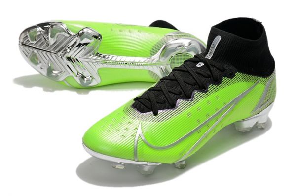 Nike Mercurial Superfly 8 Elite FG Elite Volt Silver Black